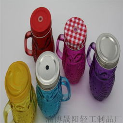 貓頭把手杯 創(chuàng)意與品質(zhì)兼具的個性彩色玻璃杯